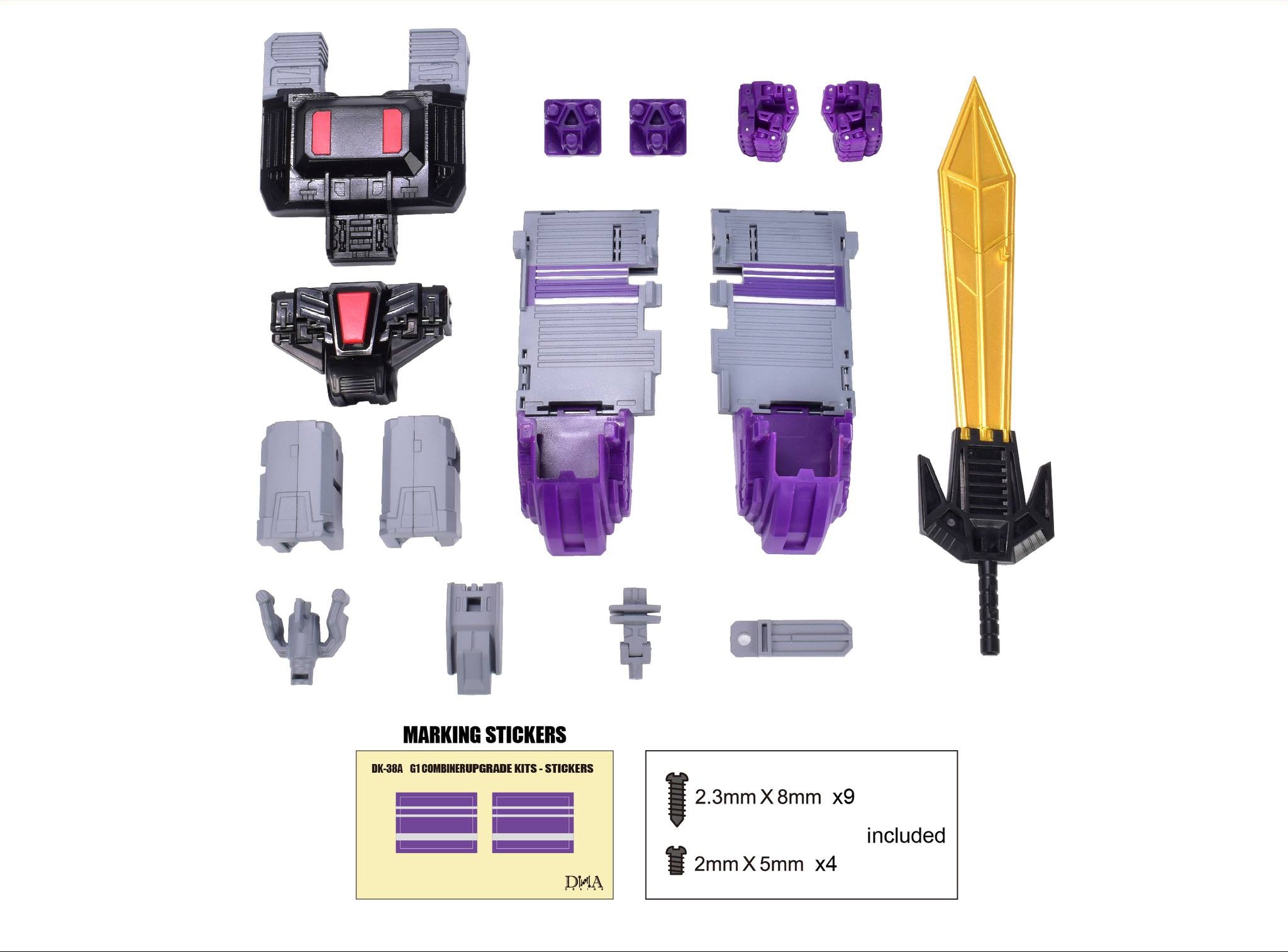 DNA Design DK-38A Upgrade Kit for G1 Combiner Menasor
