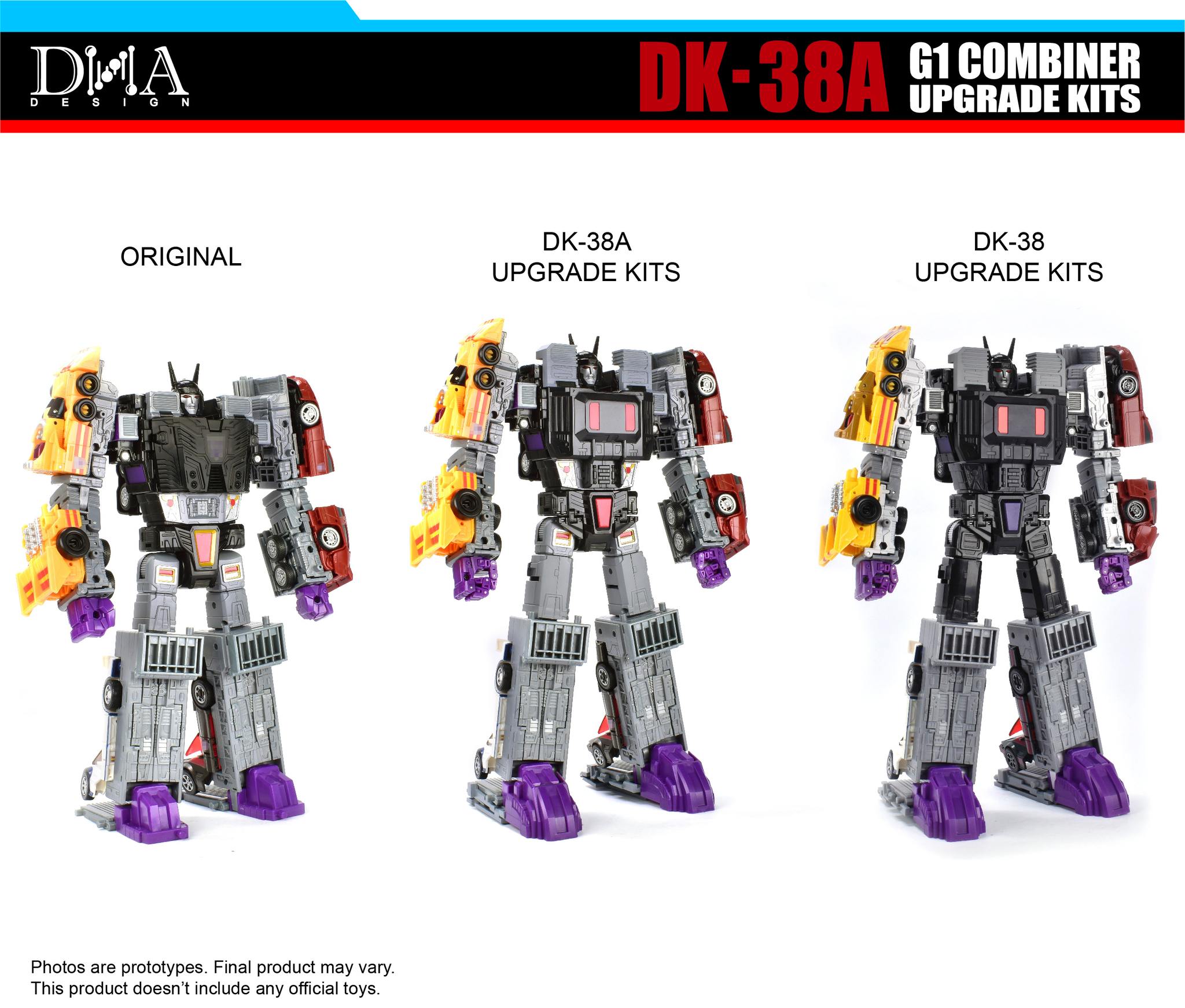 DNA Design DK-38A Upgrade Kit for G1 Combiner Menasor
