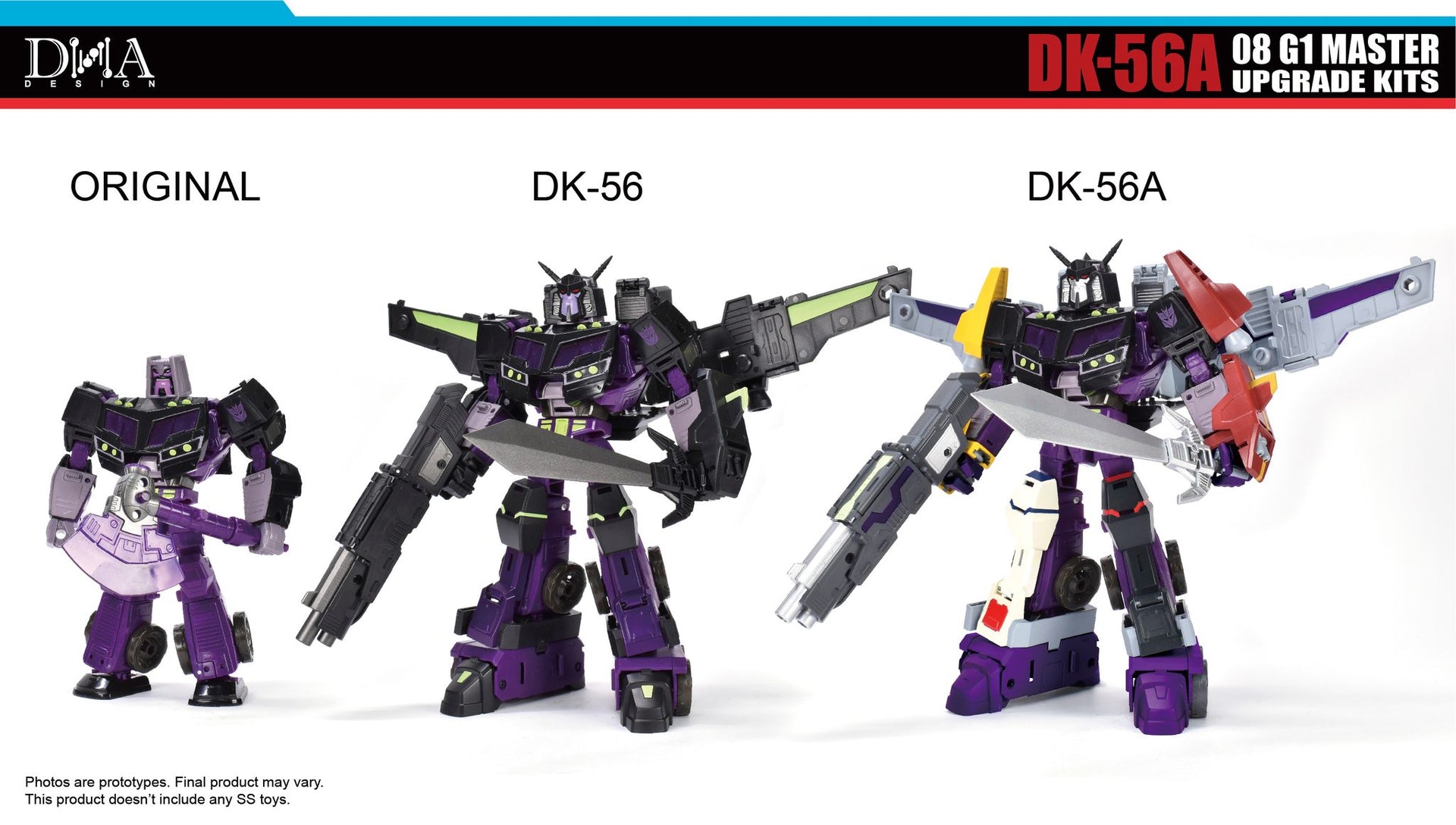 DNA Design DK-56A Upgrade Kit for 08 G1 Master (Legacy United Animated Motormaster)