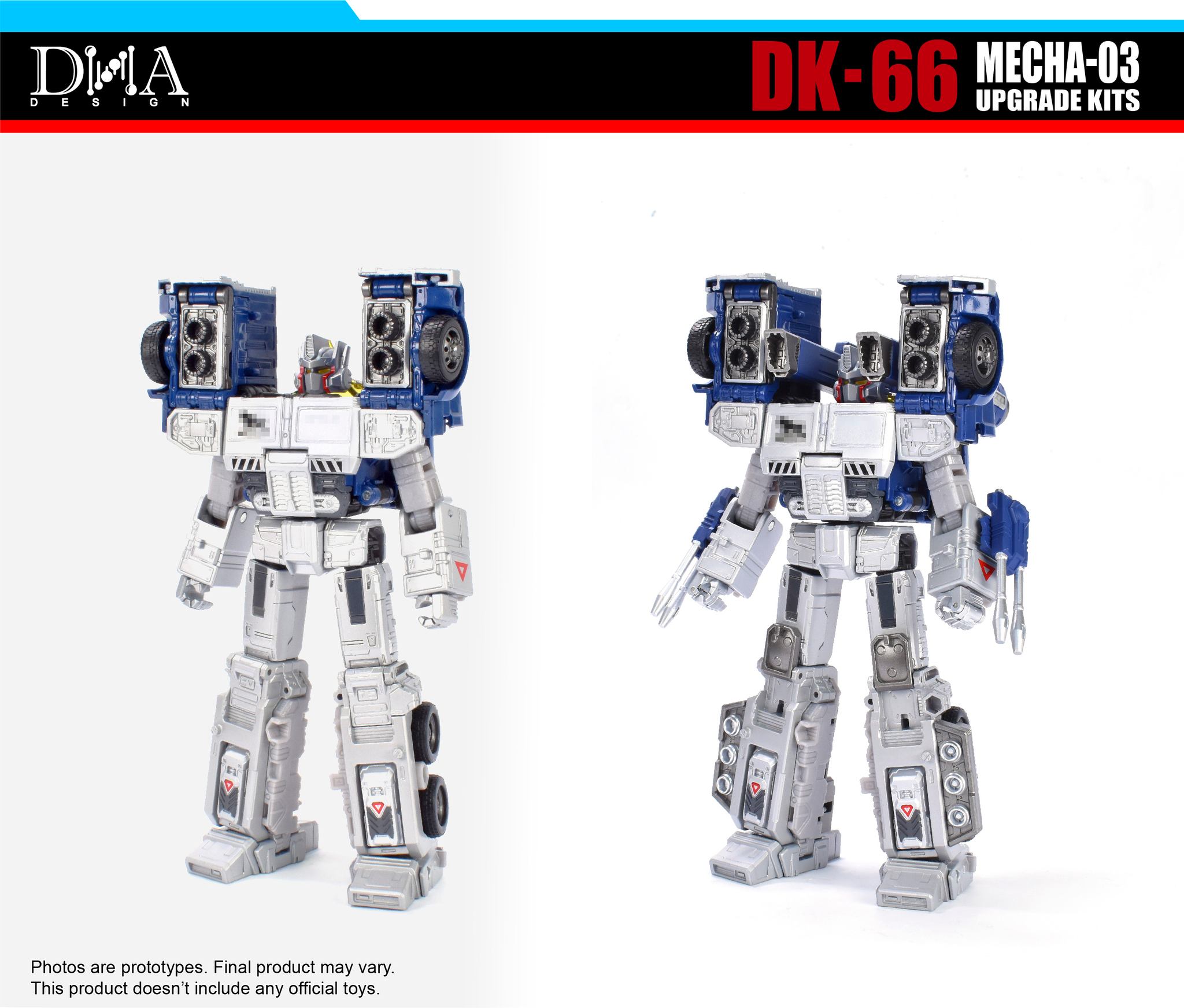 DNA Design DK-66 Upgrade Kit for Mecha-03 (Optimus Prime Type MFS-3)
