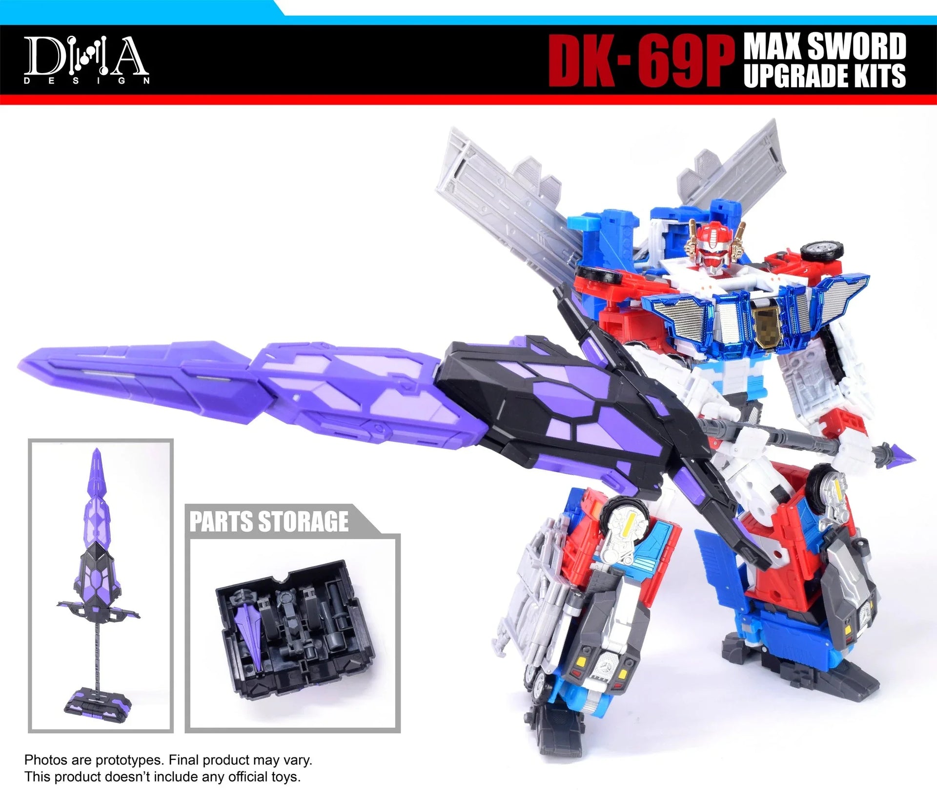 DNA Design DK-69P Upgrade Kit Matrix Sword for Omega Prime and Others