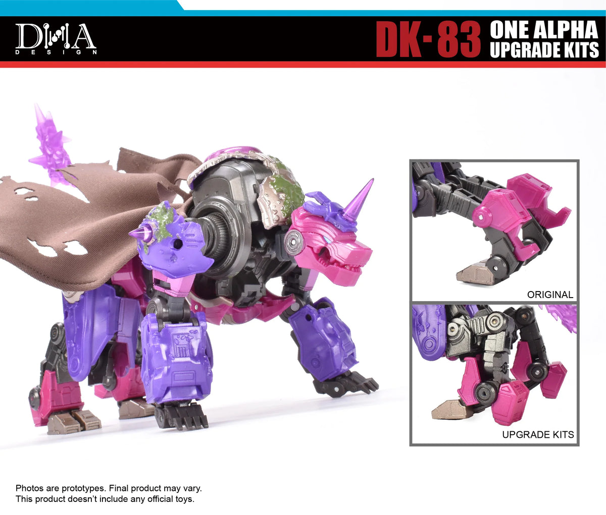 DNA Design DK-83 Upgrade Kit for TF One Alpha Trion