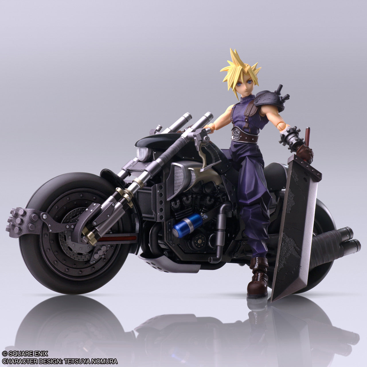 Bring Arts Final Fantasy VII Cloud Strife and Hardy-Daytona Square Enix Action Figure