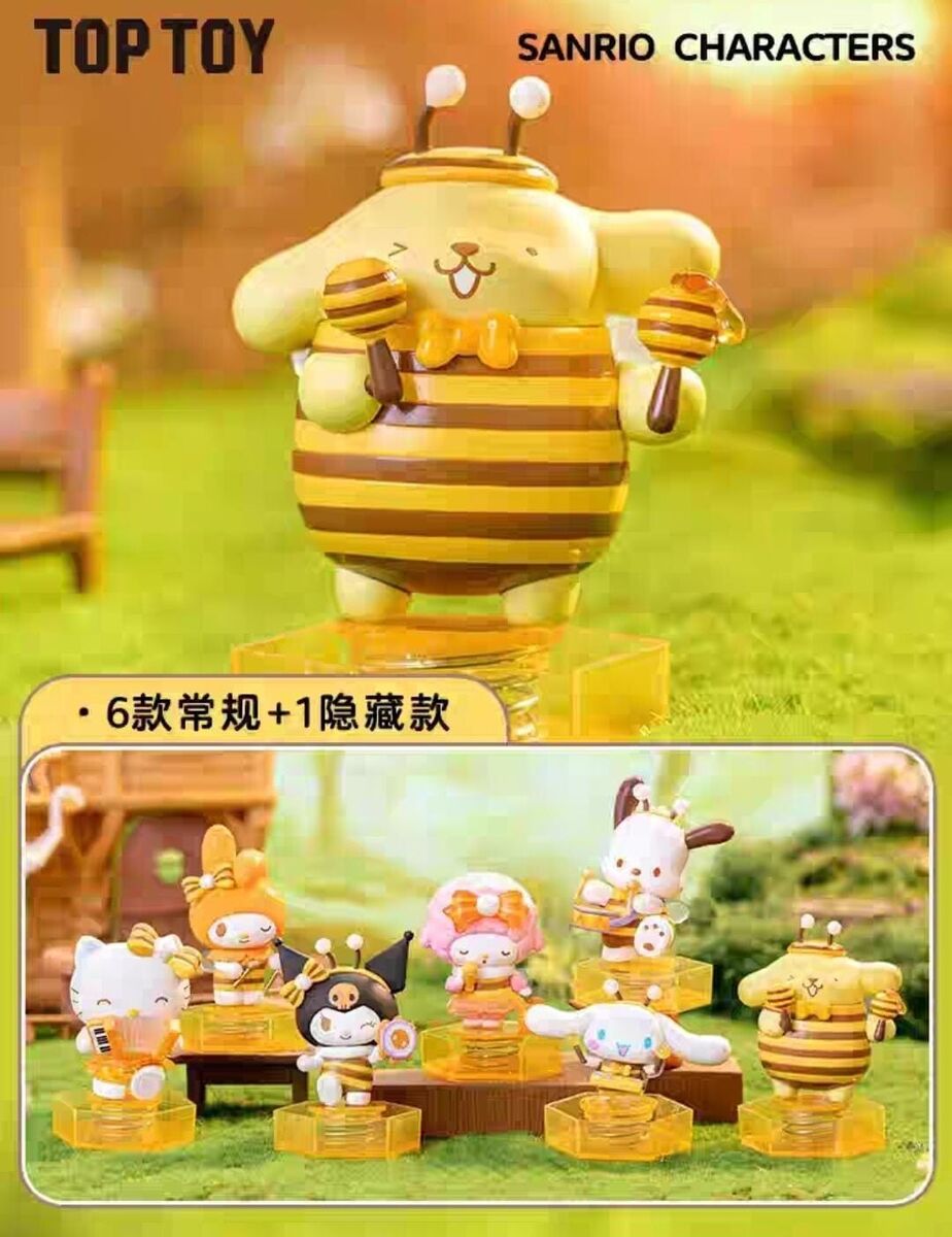 TOPTOY Sanrio Characters Little Bee Concert Trading Figures Box Set of 6