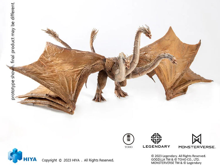 godzilla king of the monsters king ghidorah toy Hiya Toys 1/18 Godzilla: King of the Monsters Ghidorah Action Figure