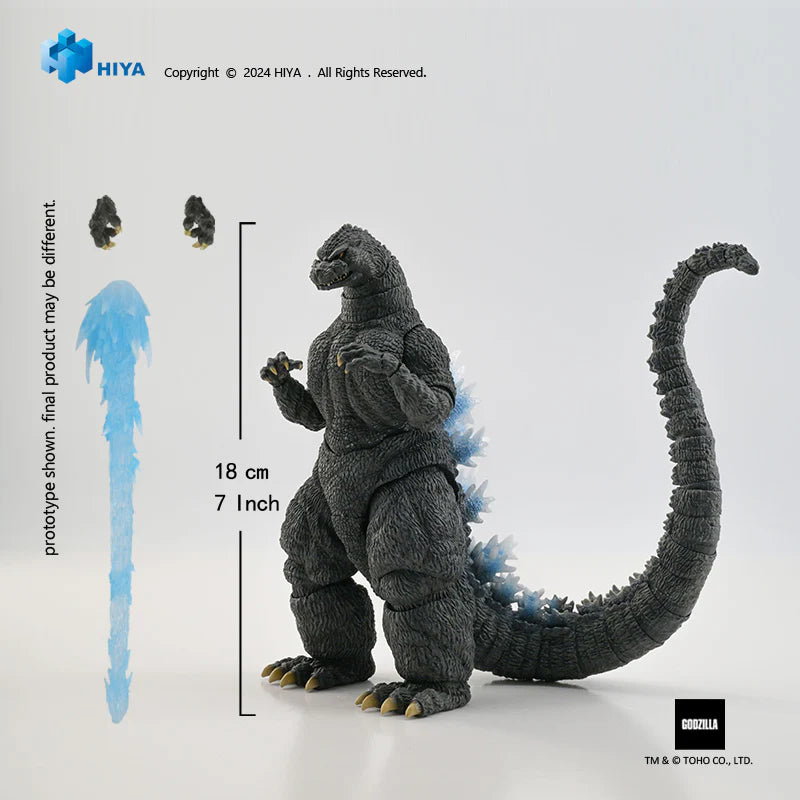 Hiya Toys Exquisite Basic Godzilla Vs King Ghidorah Godzilla (1991) Heat Ray Hokkaido Battle Ver. Action Figure