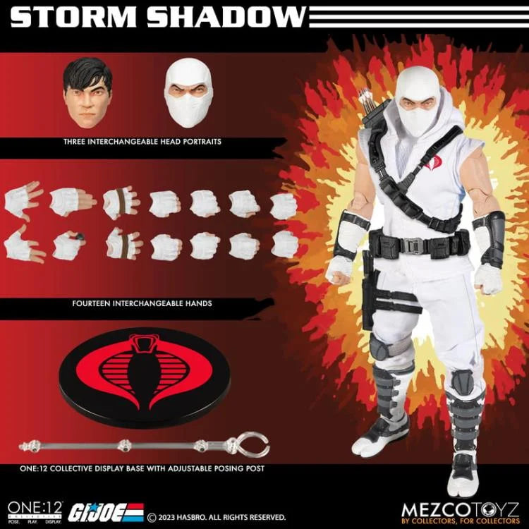 Mezco Toyz ONE:12 Collective G.I. Joe Storm Shadow Deluxe Action Figure