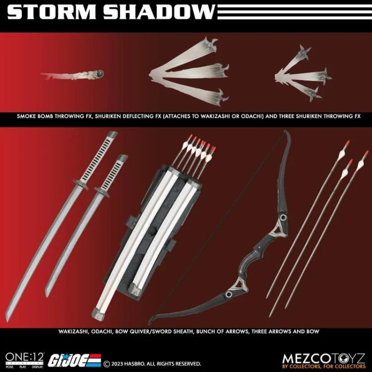 Mezco Toyz ONE:12 Collective G.I. Joe Storm Shadow Deluxe Action Figure