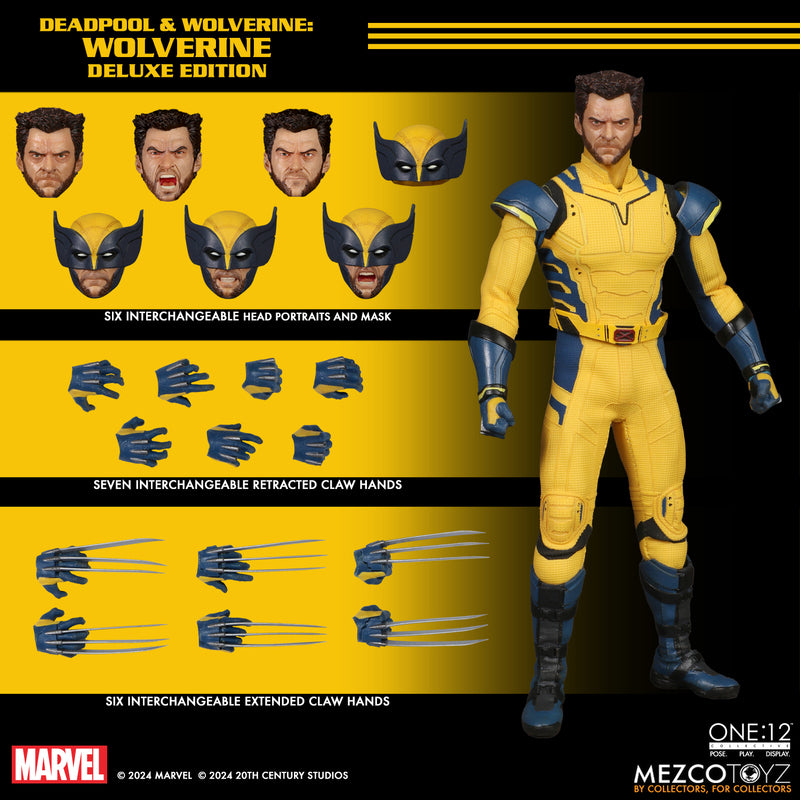 Mezco Toyz ONE:12 Collective Wolverine (Deluxe Edition) Action Figure
