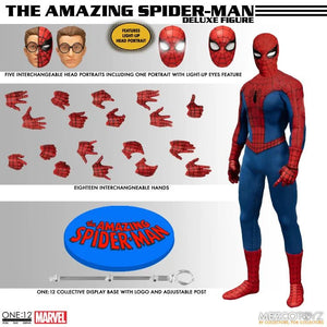 Mezco Toyz ONE:12 Collective: The Amazing Spider-Man Spiderman Deluxe Edition Action Figure