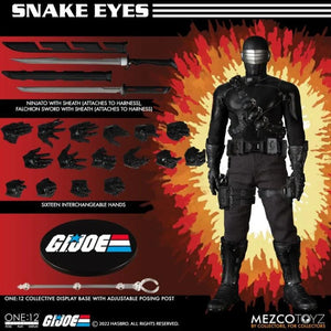 Mezco Toyz ONE:12 Collective G.I. Joe Snake Eyes Deluxe Action Figure