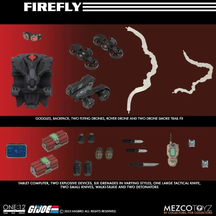 Mezco Toyz ONE:12 Collective G.I. Joe Firefly Action Figure