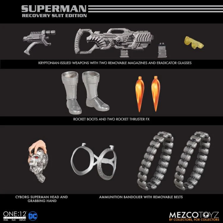 Mezco Toyz One:12 Collective: DC Comics Superman Recovery Suit Edition Action Figure