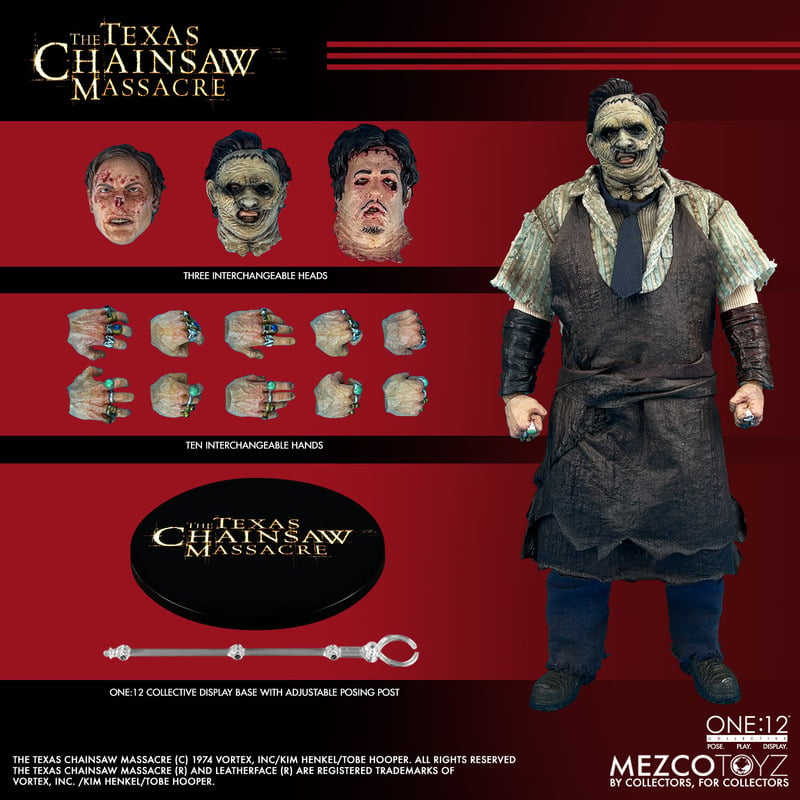 Mezco Toyz ONE:12 Collective The Texas Chainsaw Massacre (2003) Leatherface Action Figure