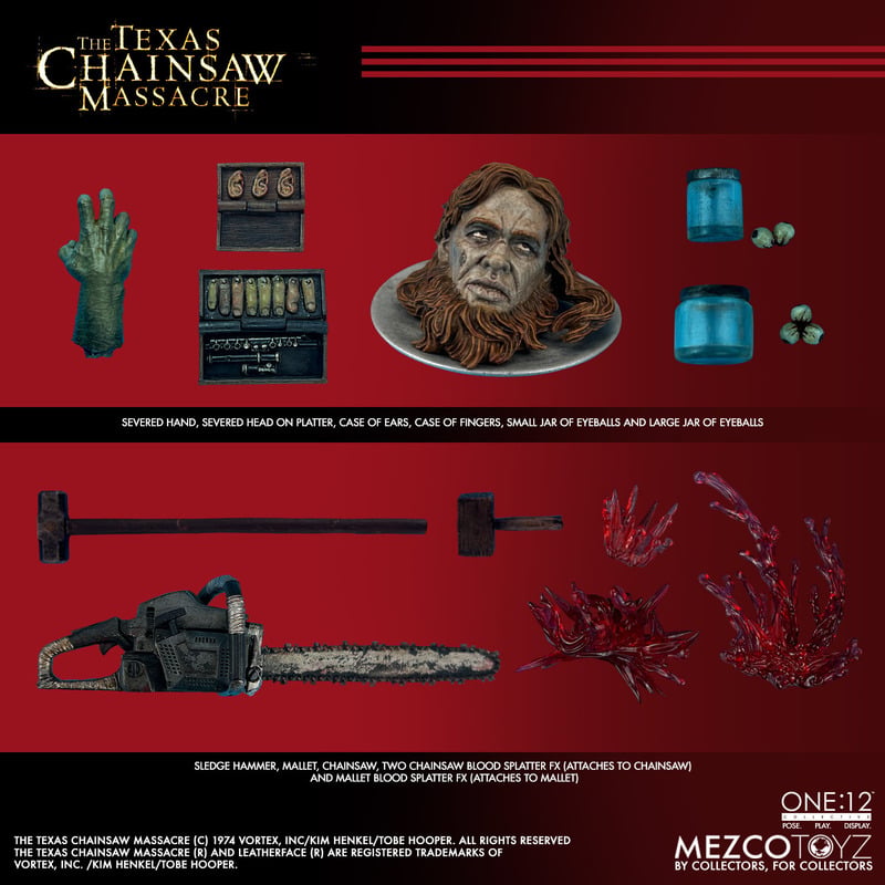 Mezco Toyz ONE:12 Collective The Texas Chainsaw Massacre (2003) Leatherface Action Figure