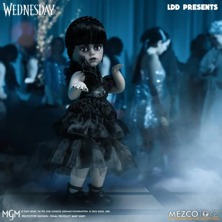 Mezco Toyz The Addams Family Living Dead Dolls Wednesday Addams (Rave'N Dance) Action Figure