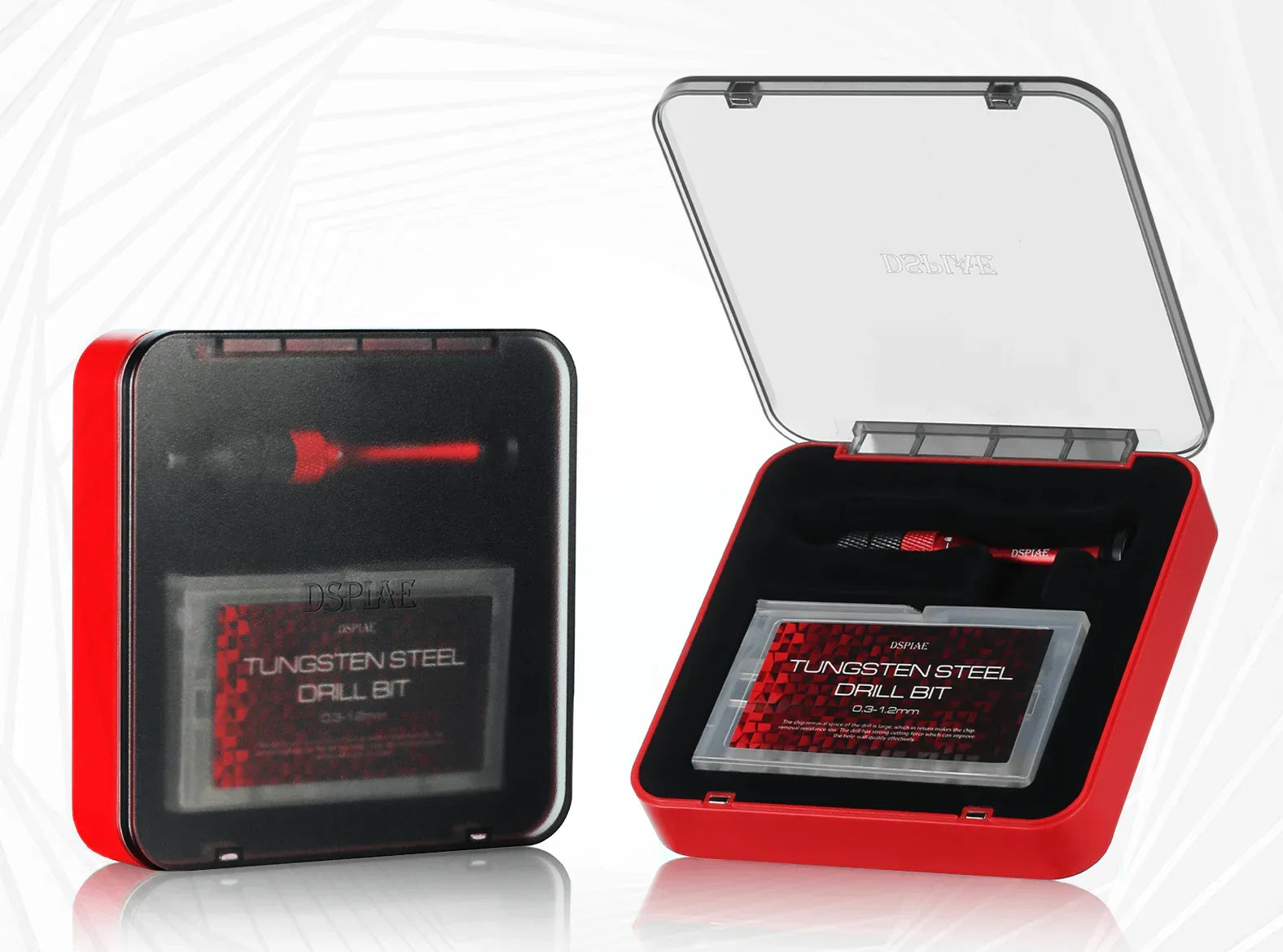 DSPIAE AT-SHD Precision Aluminum Hand Drill Set with 10 Drill Bits