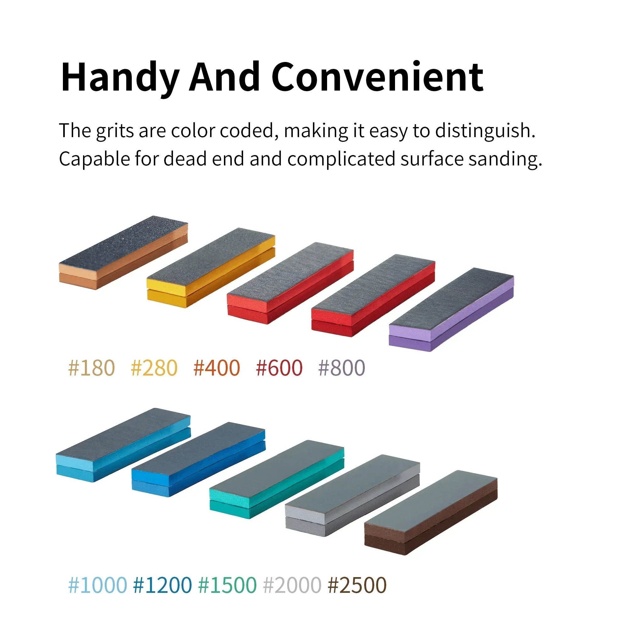 DSPIAE SS-S02 Fine Sanding Sponge Set #1000 - #2500 (30pcs)