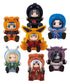 Eaki Naruto Shippuden Cute Beast Plush Trading Figures Box Set of 6