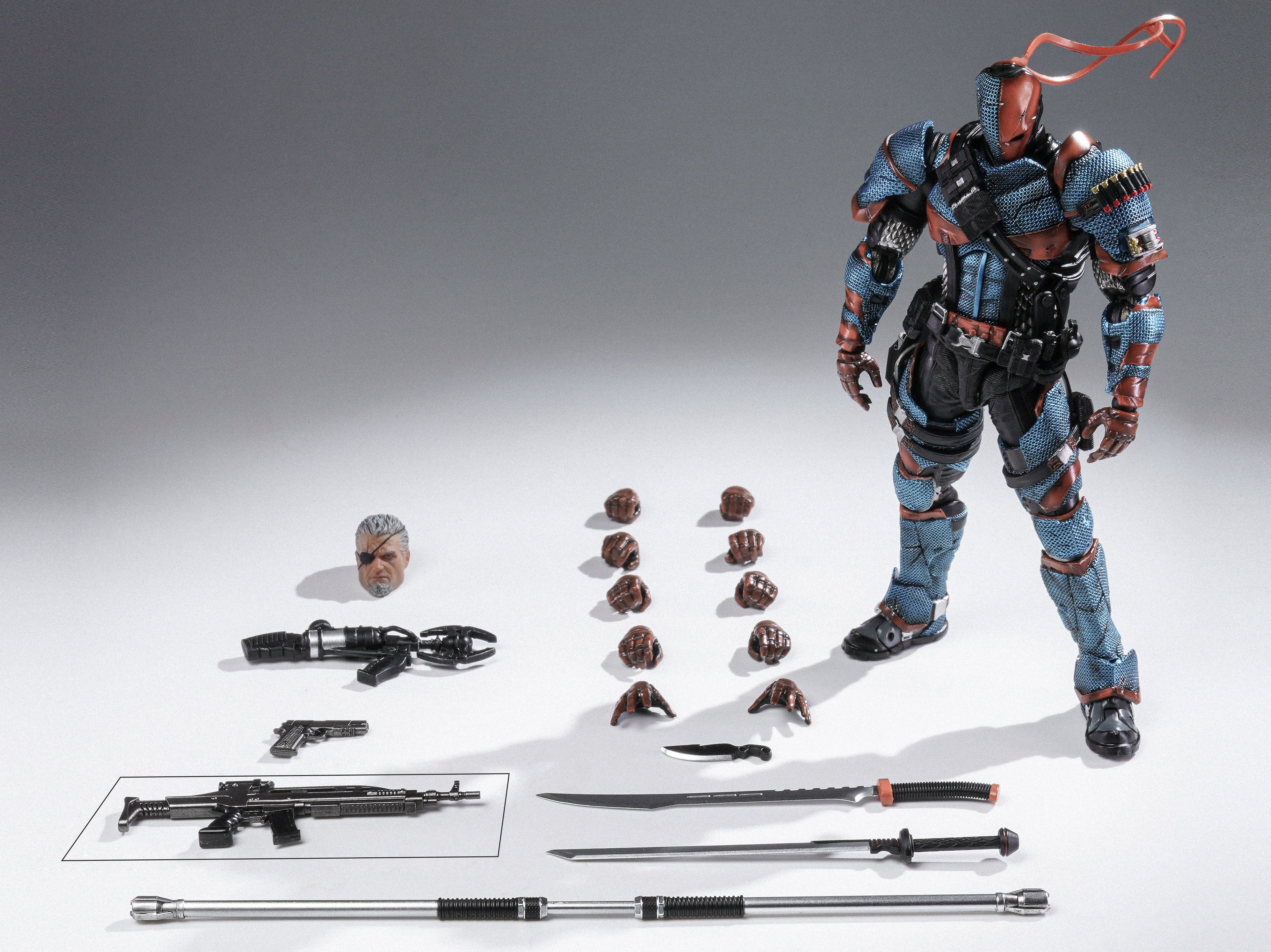 LPZZ UPF Ultra Possessional Finegures 1/12 Arkham Knight Deathstroke Action Figure