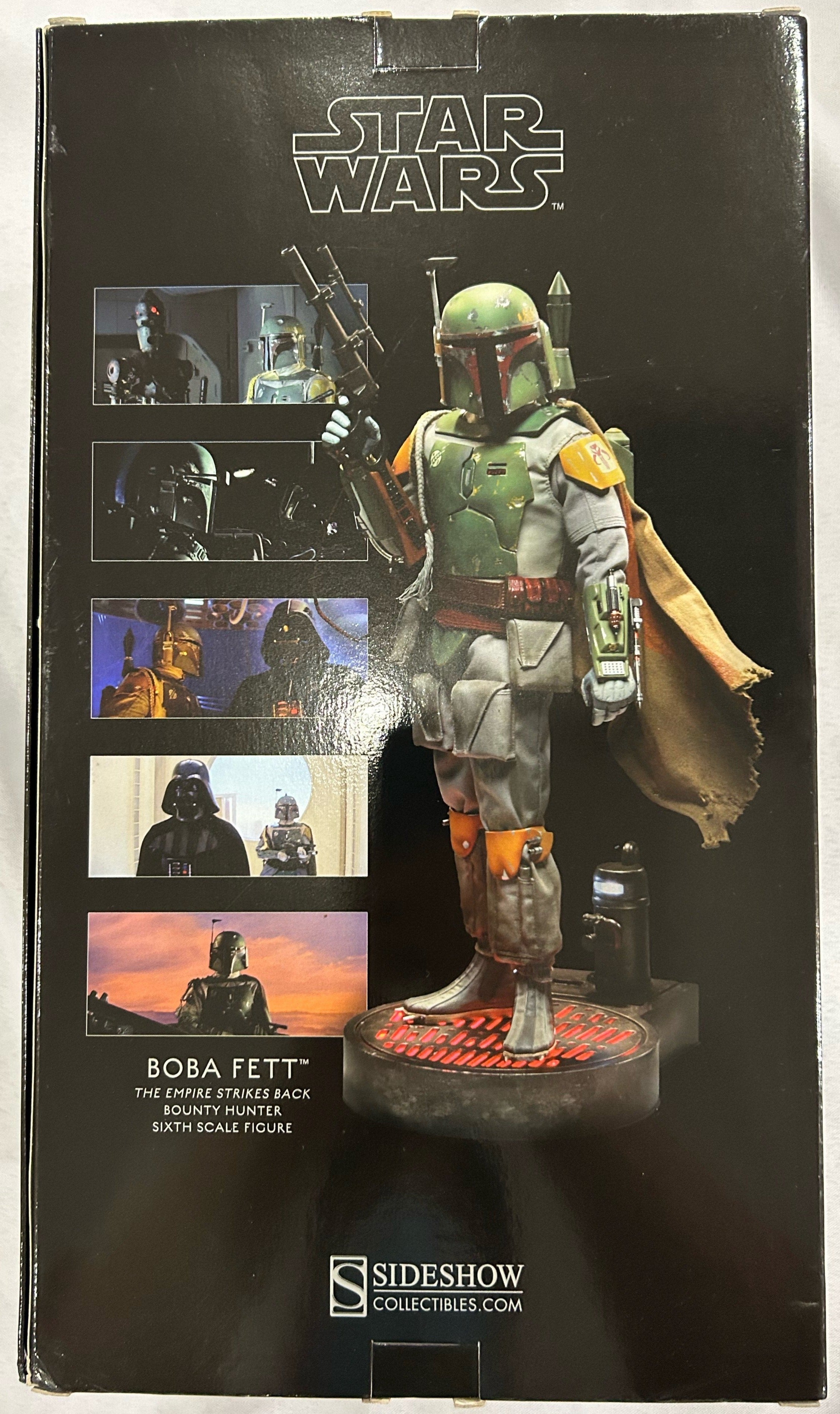 Sideshow Collectible 1/6 Star Wars The Empire Strikes Back Scum & Villainy Boba Fett Sixth Scale Figure *Open Box*
