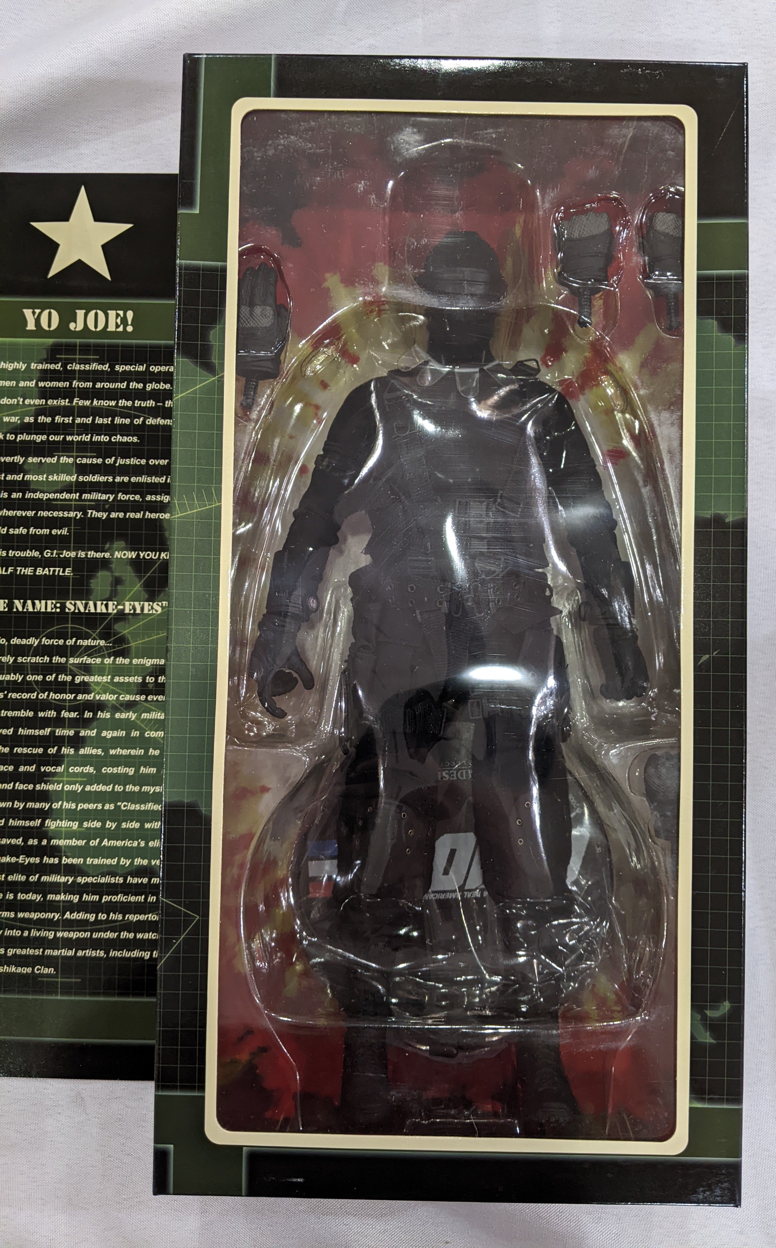 Sideshow Collectible 1/6 G.I. Joe Commando Snake Eyes Sixth Scale Figure - A *Open Box*