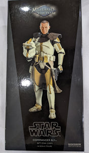 Sideshow Collectible 1/6 Star Wars Militaries of Star Wars Commander Bly 327th Star Corps Sixth Scale Figure *Open Box*