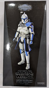Sideshow Collectible 1/6 Star Wars Militaries of Star Wars 501st Legion Torrent Company Captain Rex [CC-7567] Sixth Scale Figure *Open Box*