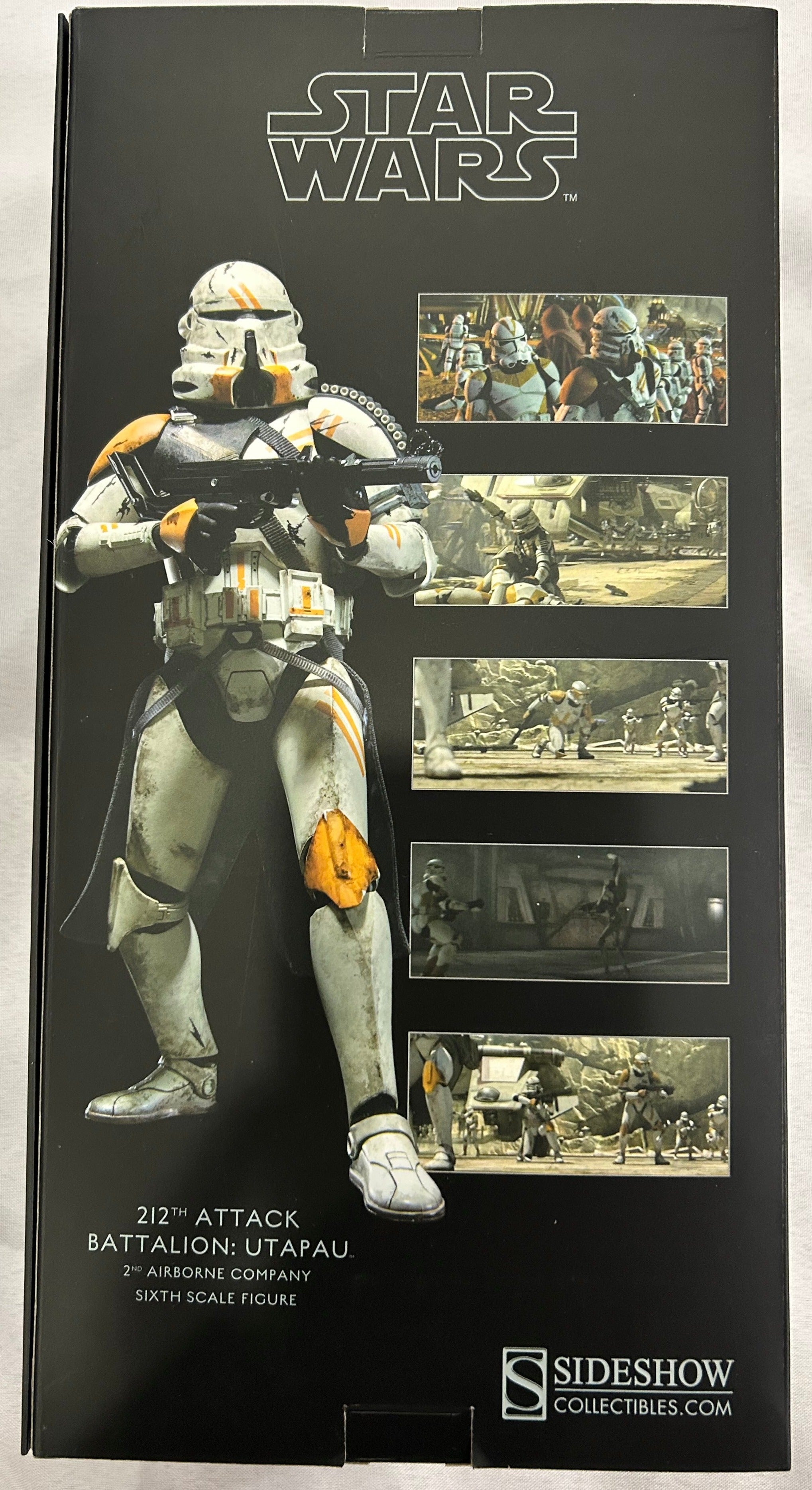 Sideshow Collectible 1/6 Star Wars Militaries of Star Wars 212th Attack Battalion: Utapau (2nd Airborne Company) Sixth Scale Figure *Open Box*