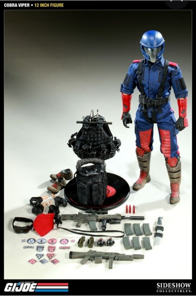 Sideshow Collectible 1/6 G.I. Joe Cobra Infantry Viper Sixth Scale Figure