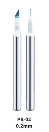 DSPIAE PB-02 0.2mm Tungsten Steel Push Broach for Scribing