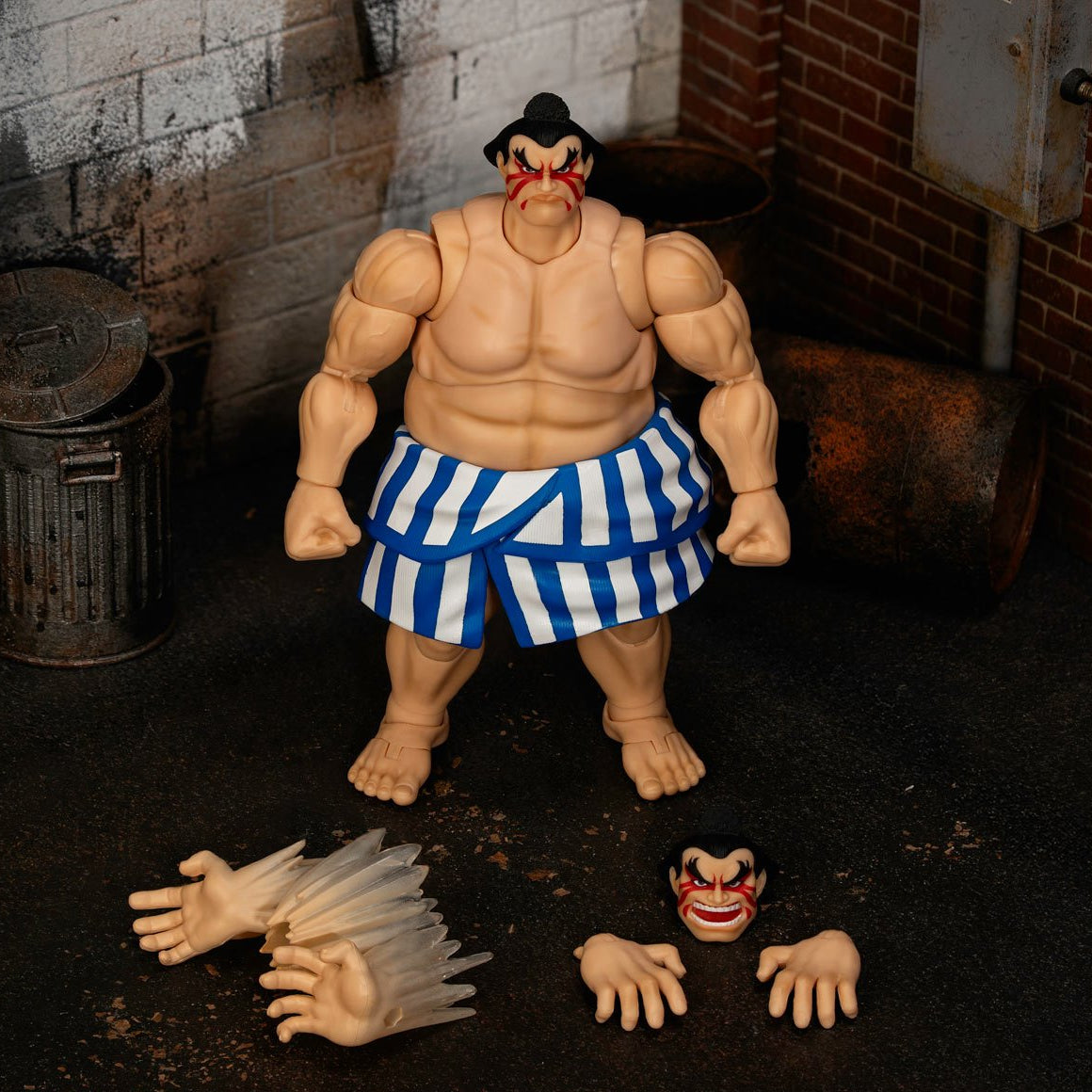 Jada Toys 1/12 Ultra Street Fighter II: The Final Challengers E. Honda Deluxe Action Figure