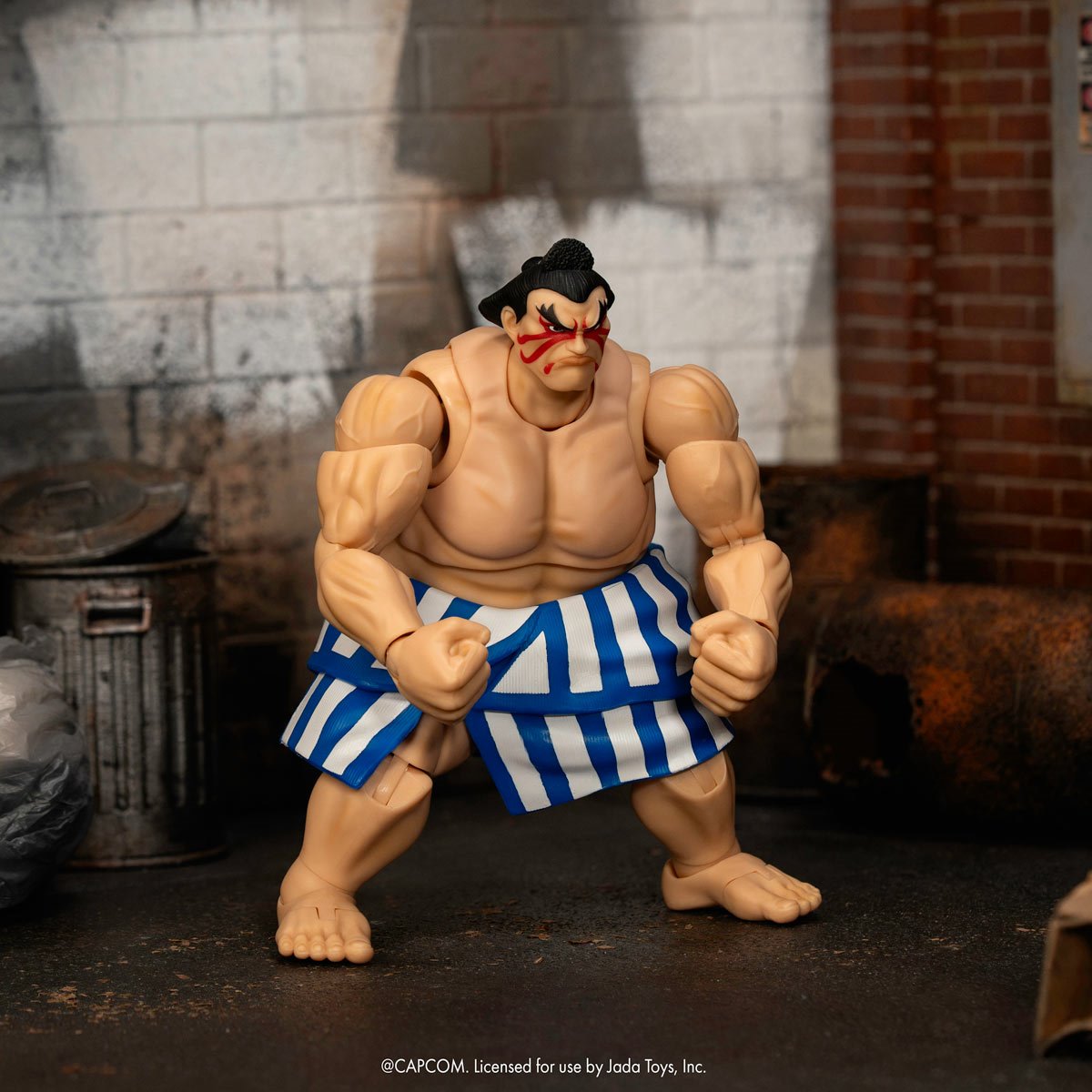 Jada Toys 1/12 Ultra Street Fighter II: The Final Challengers E. Honda Deluxe Action Figure
