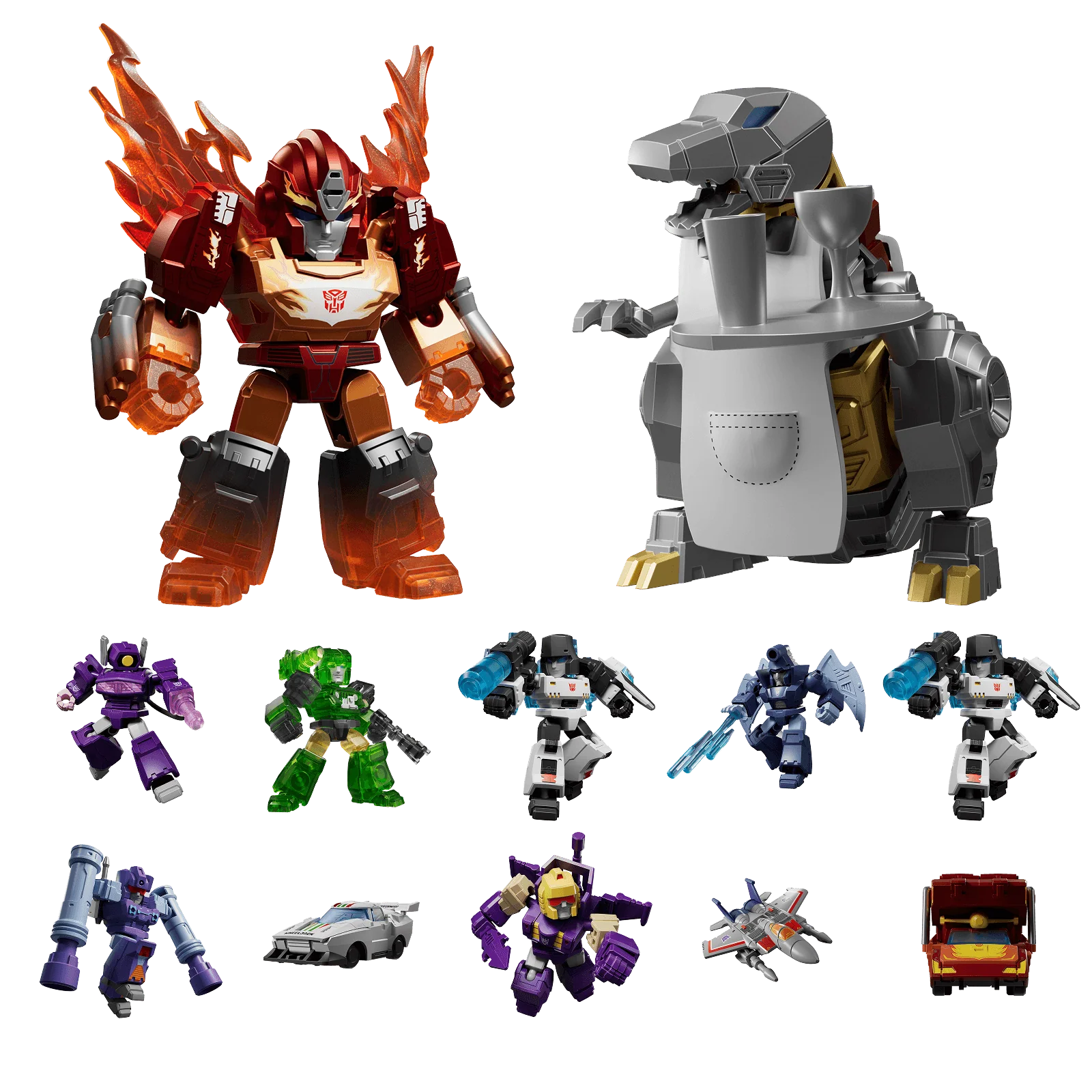 Blokees Transformers Model Kits Defender Version #04 Tyrants Fury Mystery Box Trading Figure Set of 12