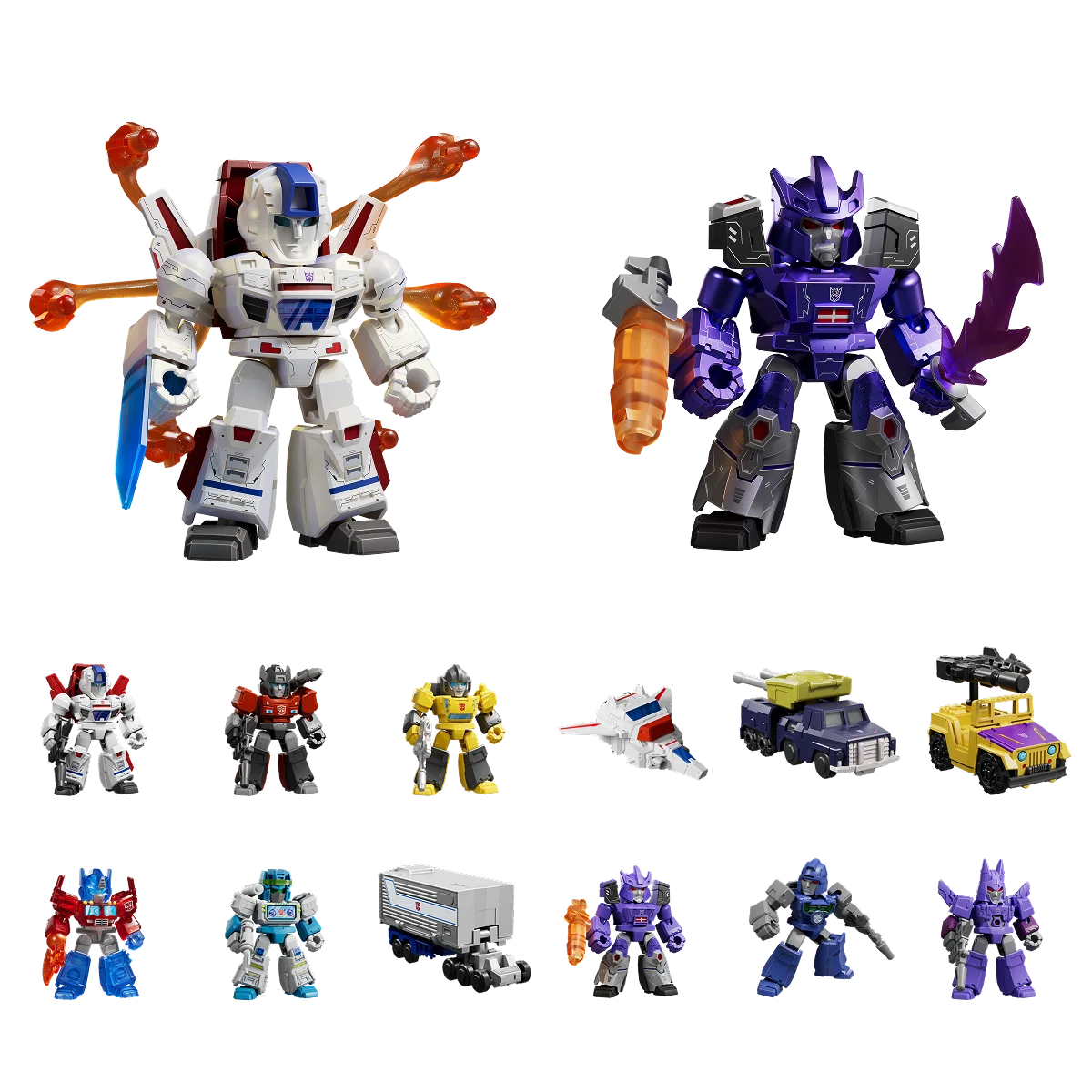 Blokees Transformers Model Kits Defender Version #05 Traitor to Tyranny Mystery Box Trading Figure Set of 12