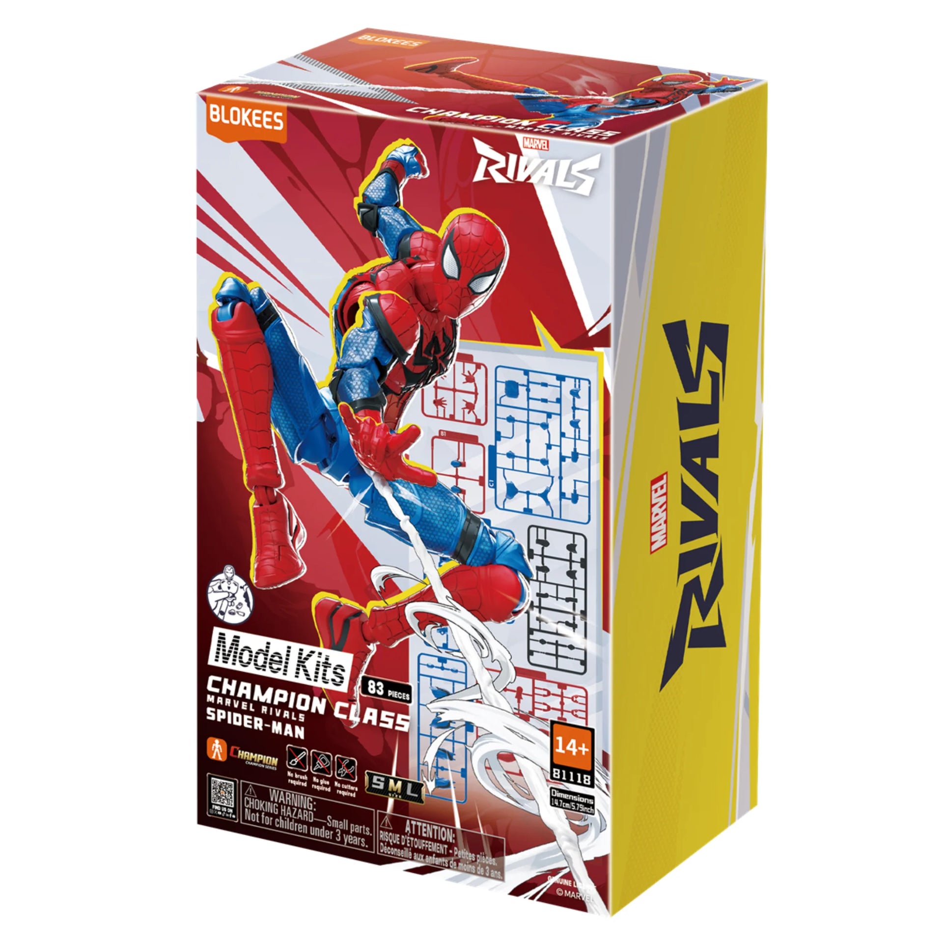 Blokees Marvel Champion Class CC06 Marvel Rivals Spider-Man Model Kit