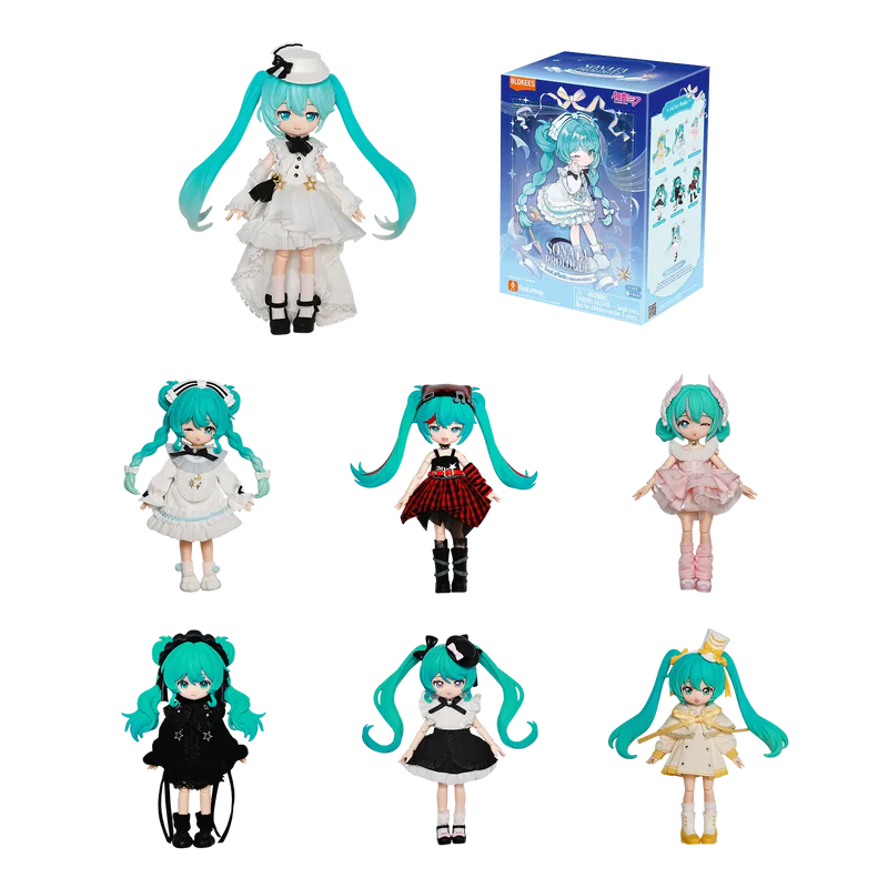 Blokees DaaLaMode Series Hatune Miku Sonata Prologue Mystery Box Trading Figure Set of 6