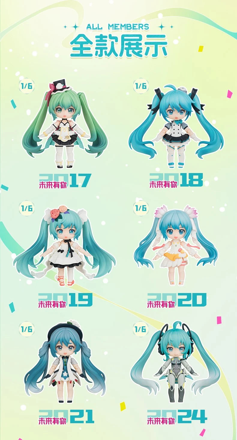 Blokees DaaLaMode Series Hatune Miku With You Mystery Box Trading Figure Set of 6