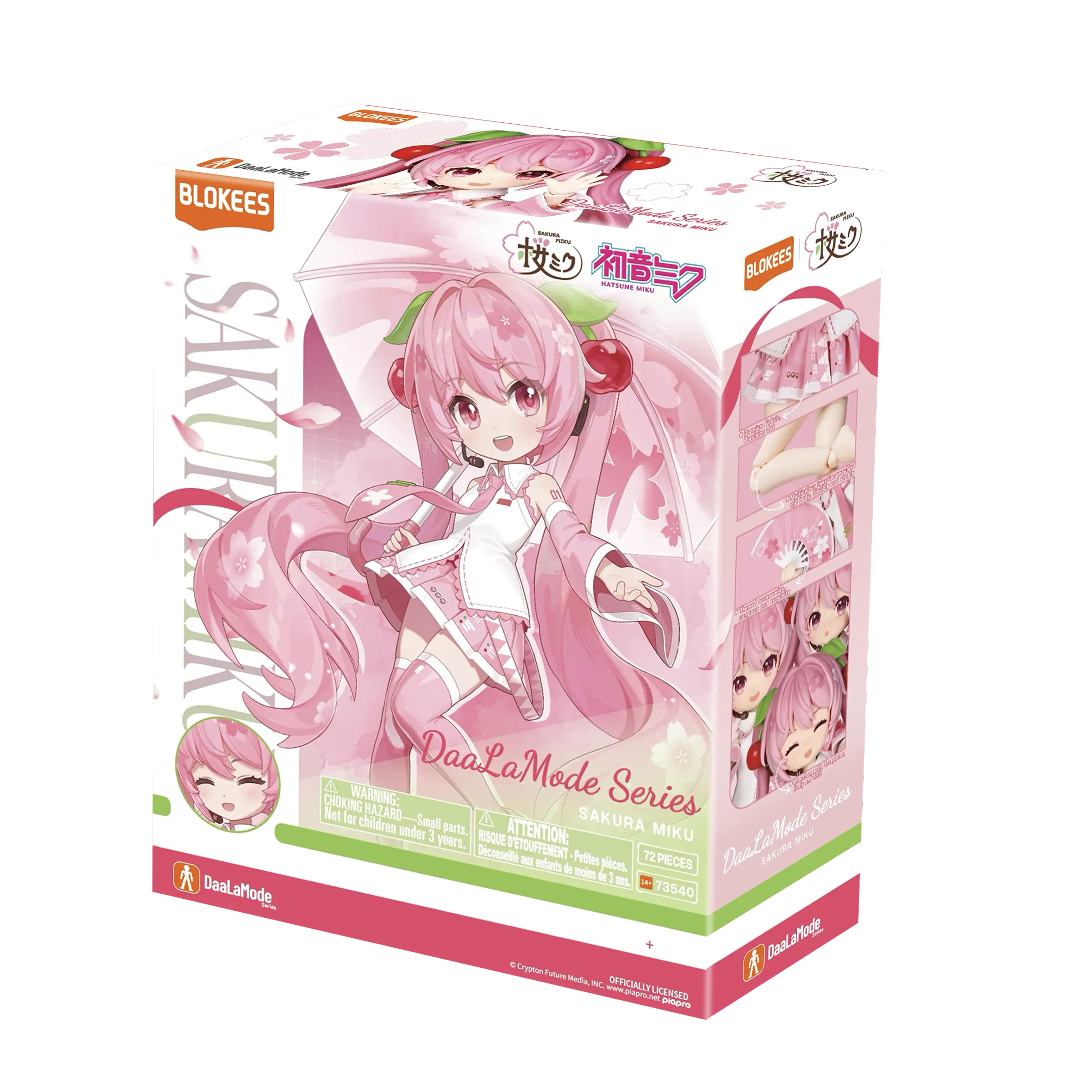 Daalamode Toy Blokees DaaLaMode Series Hatsune Miku Sakura Miku Model Kit