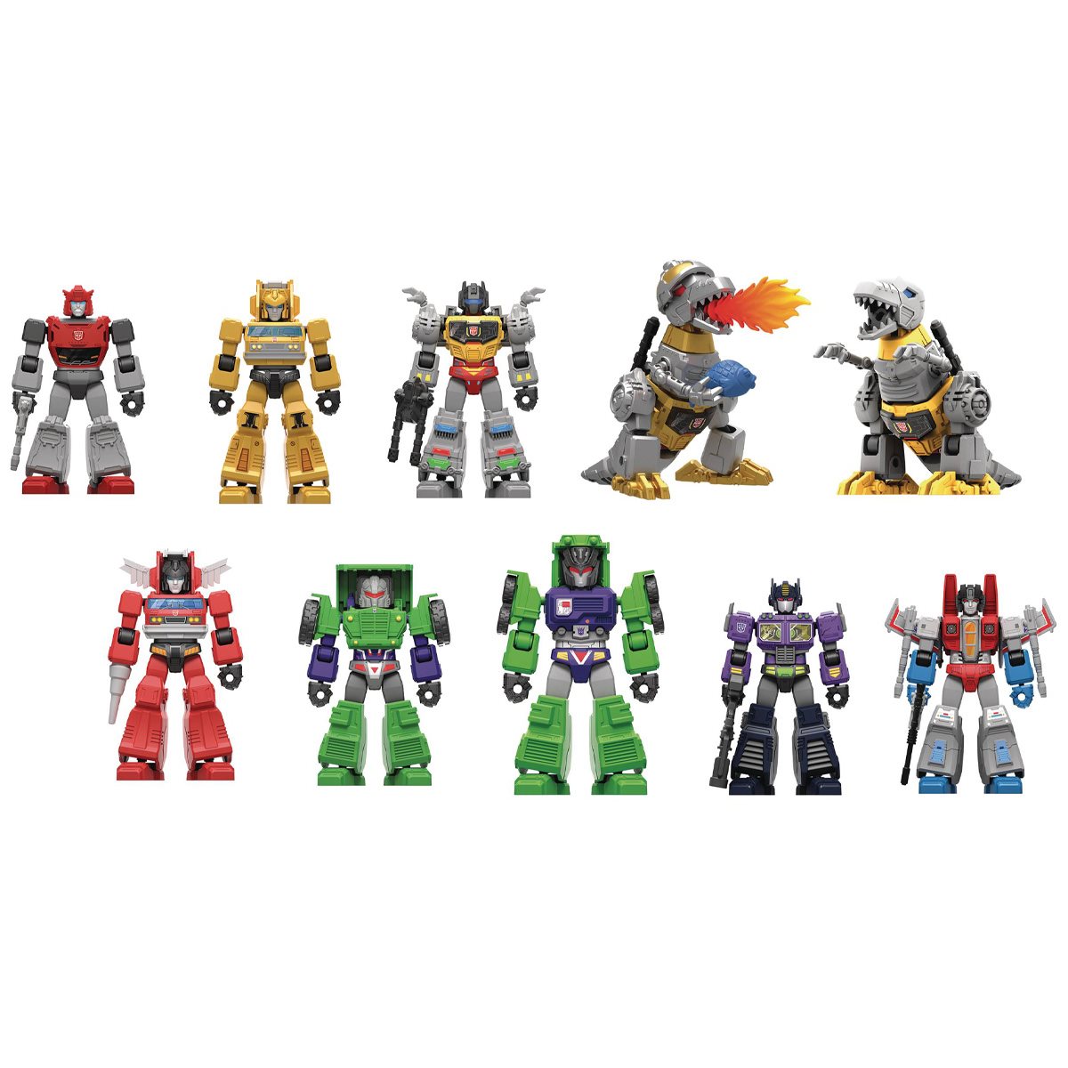 Blokees Transformers Model Kits Experience Galaxy Version #02 SOS Mystery Box Trading Figure Set of 9