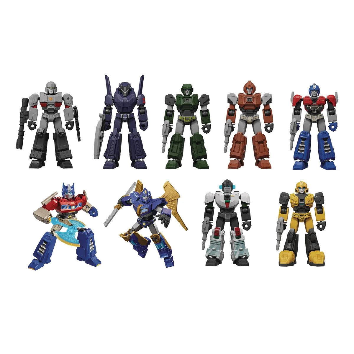 Blokees Transformers Model Kits Experience Galaxy Version #05 ONE Mystery Box Trading Figure Set of 9