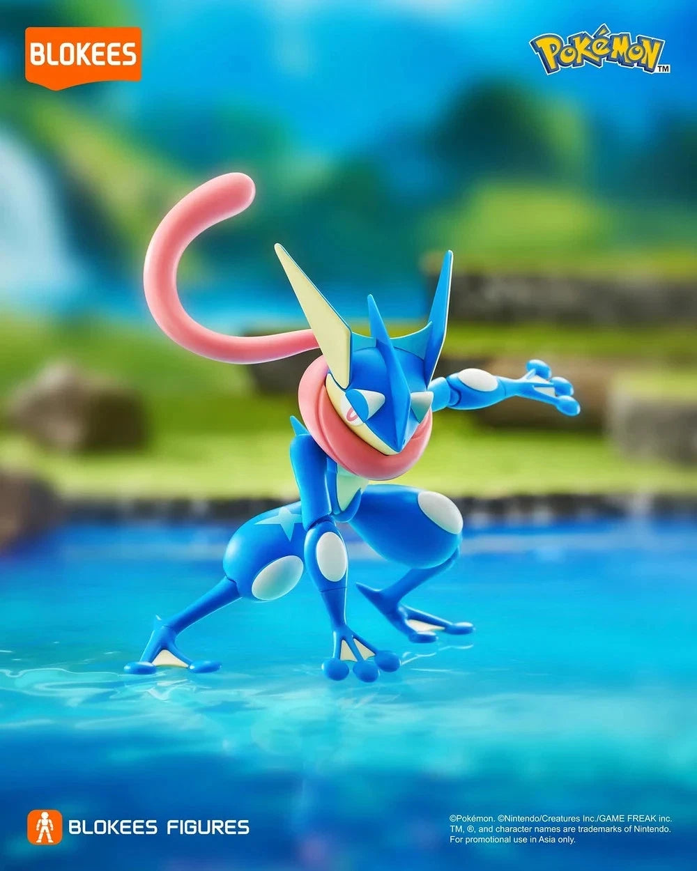 Blokees Pokemon Classic Class CV-L Greninja Model Kit