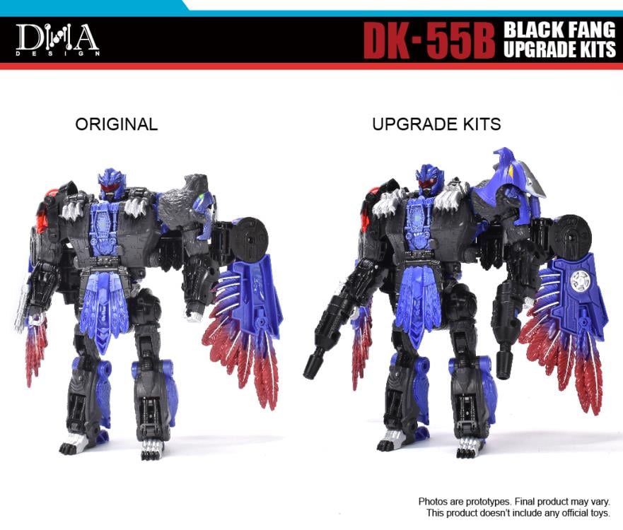 DNA Design DK-55B Black Fang Upgrade Kit for AOTP Razorclaw