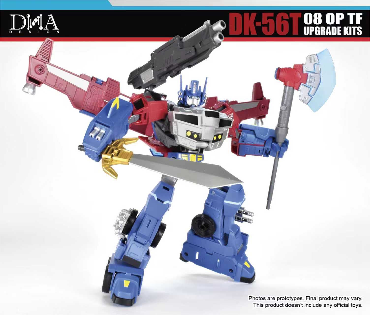 DNA Design DK-56T Upgrade Kit for 08 OP (Legacy United Animated Optimus) Exclusive Pre Order