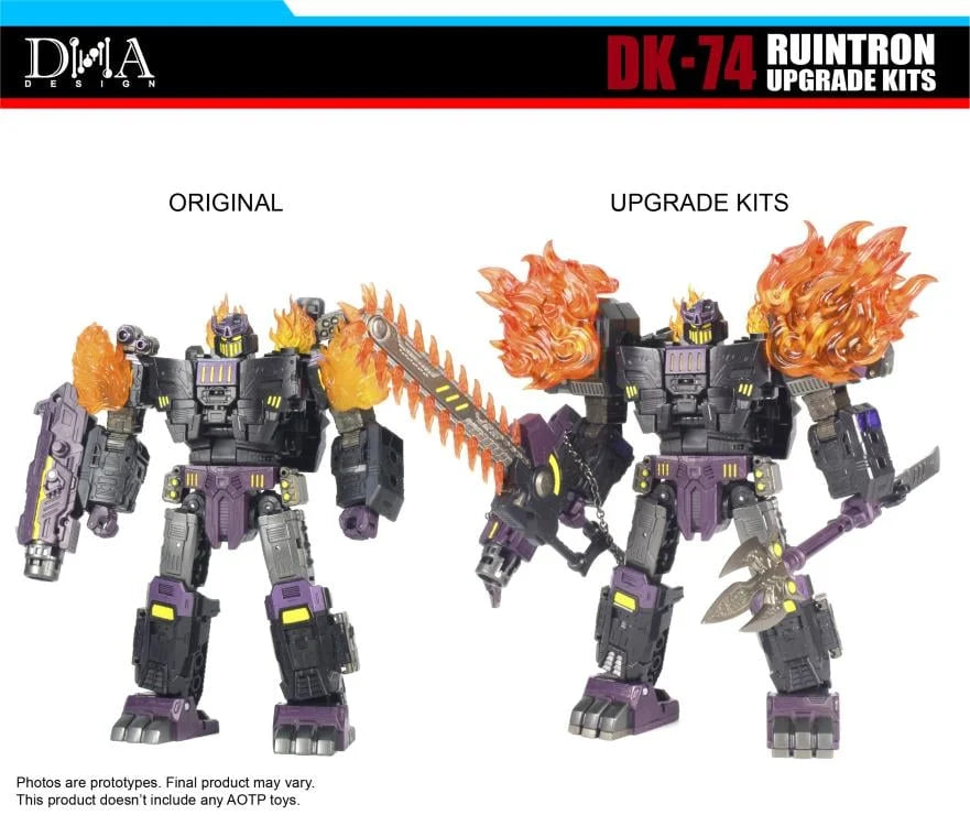 DNA Design DK-74 Ruintron Upgrade Kit for AOTP Megatronus the Fallen