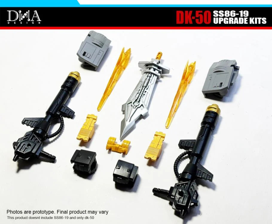 DNA Design DK-50 Upgrade Kit for SS 86-19 Dinobot Snarl