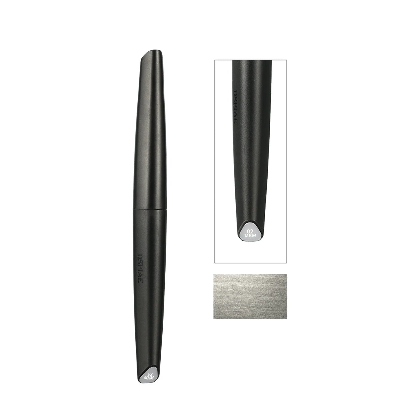 DSPIAE MKM-02 Soft Tip Acrylic Marker Metallic Silver