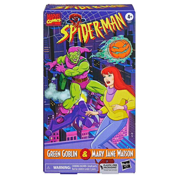 Marvel Legend VHS 90's Spider-Man The Animated Series Green Goblin and Marvel Legend VHS 90's Spider-Man The Animated Series Green Goblin and