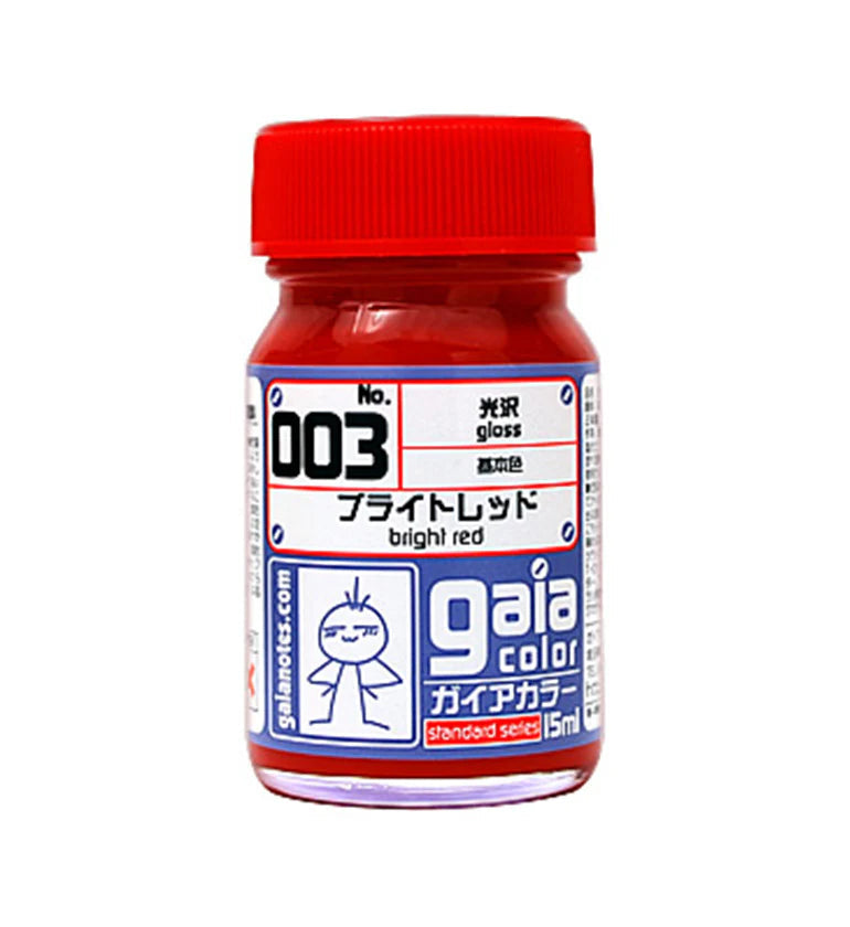 Gaianotes Gaia 003 Gloss Bright Red 15ML Paint Bottle