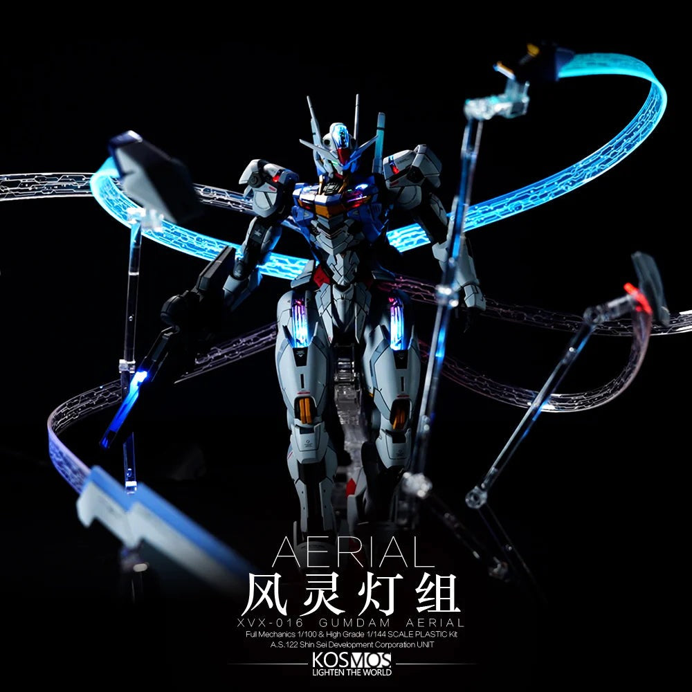 KOSMOS Gundam 1/100 Full Mechanics Gundam Aerial LED Matrix Set | ToyArena